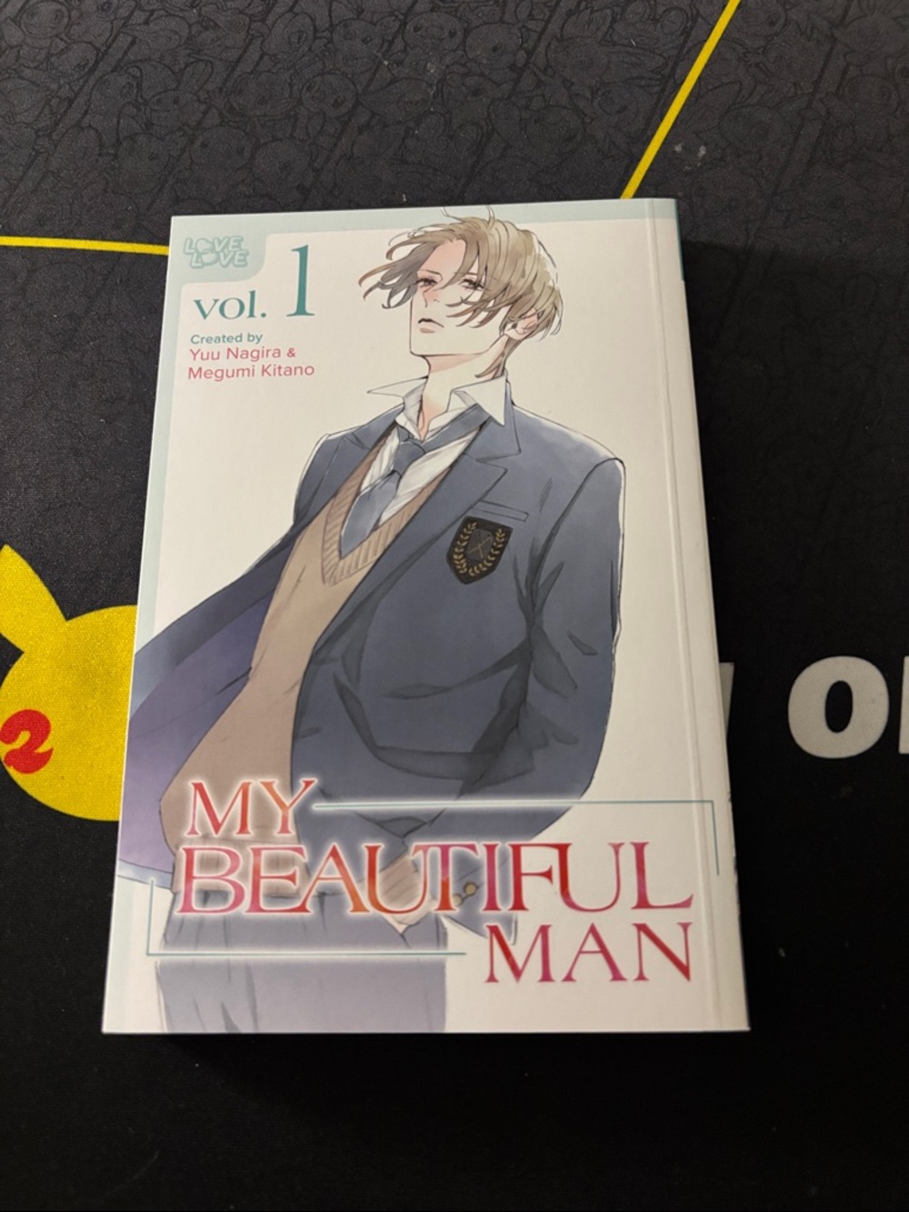 My Beautiful Man Vol. 1 Manga - White Cover with Blue Jacket Illustration